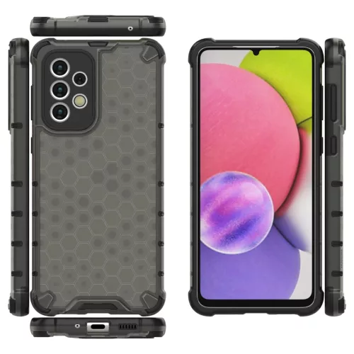 Samsung Galaxy A33 5G Honeycomb armor TPU tok fekete-9145576244753 9 kép