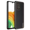 Samsung Galaxy A33 5G Dux Ducis Yolo TPU és PU bőr tok fekete-6934913039465 1 kép