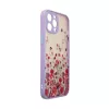 iPhone 13 Pro Max Design virágmintás tok lila-9145576253830 4 kép