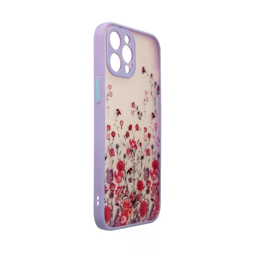 iPhone 13 Pro Max Design virágmintás tok lila-9145576253830 4 kép