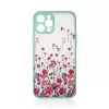 iPhone 13 Pro Max Design virágmintás tok kék