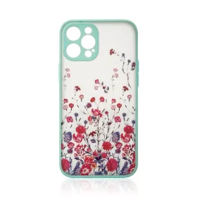 iPhone 13 Pro Max Design virágmintás tok kék