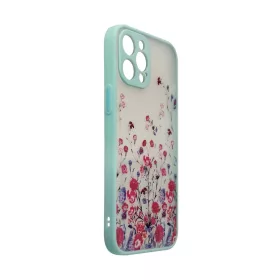 iPhone 13 Pro Max Design virágmintás tok kék-9145576253854 1 kép