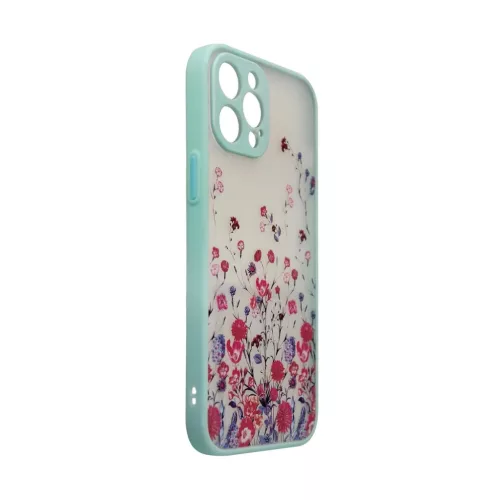 iPhone 13 Pro Max Design virágmintás tok kék-9145576253854 1 kép