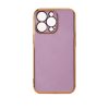 iPhone 13 Pro Max Lighting Color gél tok arany kerettel lila-9145576252901 1 kép