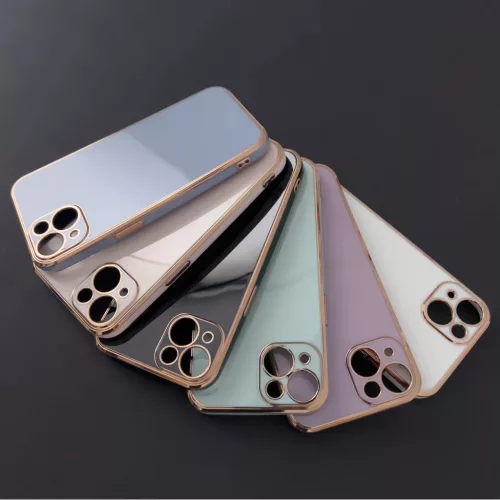 iPhone 13 Pro Lighting Color gél tok arany kerettel fekete-9145576252871 4 kép