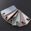 iPhone 13 Pro Max Lighting Color gél tok arany kerettel fekete-9145576252932 4 kép