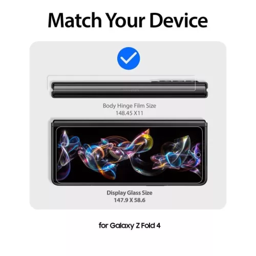 Samsung Galaxy Z Fold 4 Whitestone Dome Glass 2x 9H kijelzővédő üv-8809365407057 6 kép