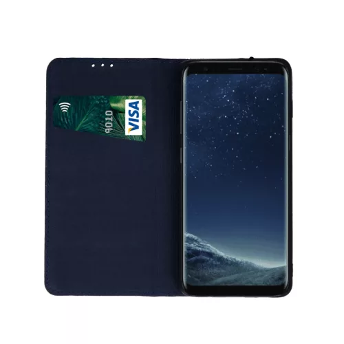 iPhone 14 Plus Smart Pro bőr fliptok tengerészkék-5907457706804 3 kép