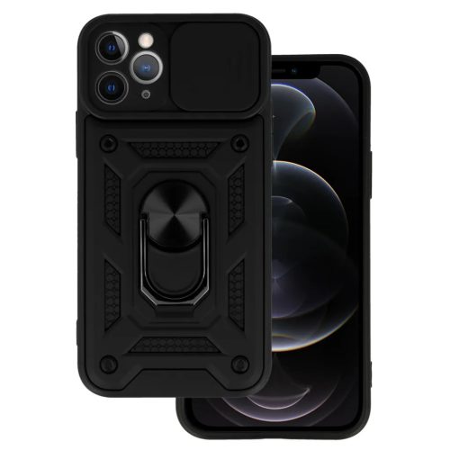 iPhone 11 Pro Max Armor tok csúsztatható kamera lencse védővel fek-5900217943969 1 kép
