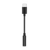 USB Type-C/3.5 mm Jack átalakító adapter fekete