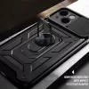 iPhone 13 Pro Armor tok csúsztatható kamera lencse védővel fekete-5900217944027 5 kép