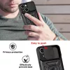 iPhone 13 Pro Armor tok csúsztatható kamera lencse védővel fekete-5900217944027 7 kép
