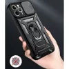 iPhone 13 Pro Armor tok csúsztatható kamera lencse védővel fekete-5900217944027 9 kép