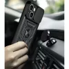 iPhone 13 Pro Armor tok csúsztatható kamera lencse védővel fekete-5900217944027 10 kép