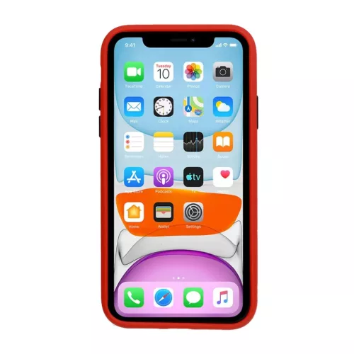 Xiaomi 12 Pro Vennus Color Button Matt Bumper tok piros-5900217935155 3 kép