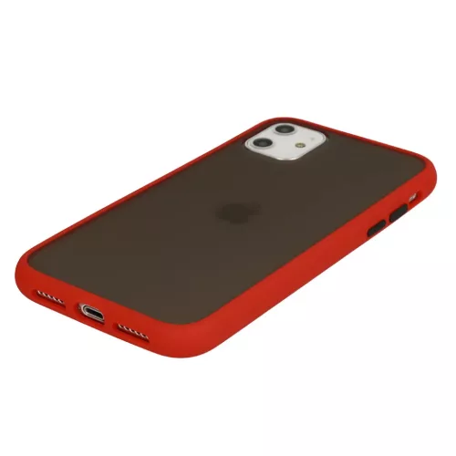 Xiaomi 12 Pro Vennus Color Button Matt Bumper tok piros-5900217935155 5 kép