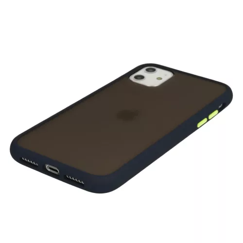 Xiaomi 12 Pro Vennus Color Button Matt Bumper tok sötétkék-5900217935162 6 kép