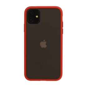 Xiaomi 12 / 12X Vennus Color Button Matt Bumper tok piros-5900217935117 2 kép