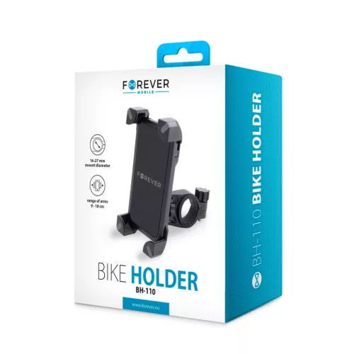 Forever biciklis/kerékpáros telefontartó BH-110 6,5'' fekete-5900495414960 2 kép