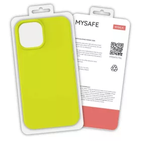 iPhone XS MAX MySafe Silicone tok sárga-5904208561026 1 kép