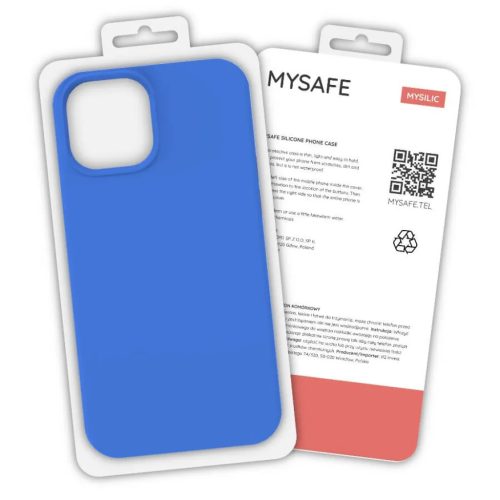 iPhone XS MAX MySafe Silicone tok kék-5904208561866 1 kép