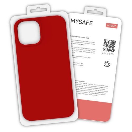 iPhone 11 Pro Max MySafe Silicone tok piros-5904208563570 1 kép