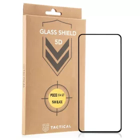 Xiaomi Poco X4 GT Tactical Shield 5D kijelzővédő üvegfólia fekete-8596311190995 1 kép
