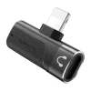 Borofone audio adapter BV14 Lightning - 2x Lightning fekete-6931474742971 2 kép