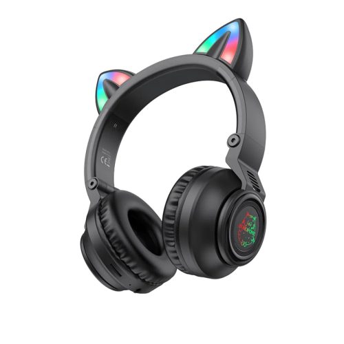  Borofone Cicafüles Bluetooth Fejhallgató BO18 fekete