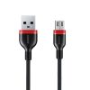 Remax Choos RC-126M USB- micro USB kábel 1 m fekete-6954851297123 1 kép