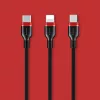 Remax Choos RC-126M USB- micro USB kábel 1 m fekete-6954851297123 2 kép