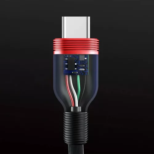 Remax Choos RC-126M USB- micro USB kábel 1 m fekete-6954851297123 4 kép