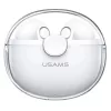 USAMS TWS BU Bluetooth 5.1 vezeték nélküli fülhallgató fehér-6958444988672 1 kép