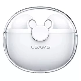 USAMS TWS BU Bluetooth 5.1 vezeték nélküli fülhallgató fehér-6958444988672 1 kép