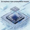 USAMS TWS BU Bluetooth 5.1 vezeték nélküli fülhallgató fehér-6958444988672 4 kép
