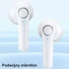 USAMS TWS BU Bluetooth 5.1 vezeték nélküli fülhallgató fehér-6958444988672 6 kép