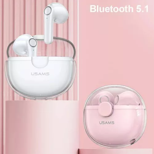 USAMS TWS BU Bluetooth 5.1 vezeték nélküli fülhallgató fehér-6958444988672 10 kép