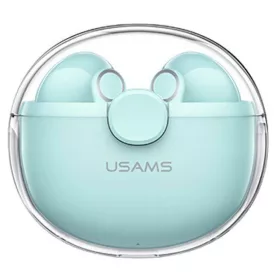 USAMS TWS BU Bluetooth 5.1 vezeték nélküli fülhallgató zöld-6958444989679 10 kép