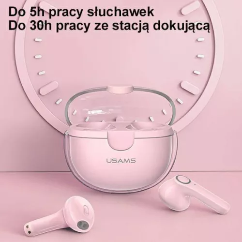 USAMS TWS BU Bluetooth 5.1 vezeték nélküli fülhallgató zöld-6958444989679 6 kép