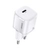 USAMS T36 Mini hálózati töltő adapter 1xUSB-C 20W fehér-6958444929644 5 kép