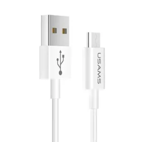 USAMS U23 Micro USB kábel gyorstöltéssel 2A 1m fehér-6958444962863 1 kép