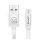 USAMS U2 microUSB lapos kábel 1,2 m fehér (US-SJ201)-6958444955254 1 kép