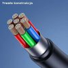 USAMS U68 microUSB kábel gyorstöltéssel 2A 1 m kék (US-SJ502)-6958444969527 4 kép