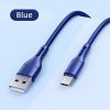 USAMS U68 microUSB kábel gyorstöltéssel 2A 1 m kék (US-SJ502)-6958444969527 9 kép