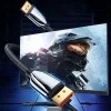 USAMS U75 DP-DP kábel 1.4 HD 2m fekete 8K HD (US-SJ532)-6958444975276 2 kép