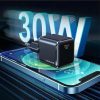 USAMS T45 hálózati töltő adapter USB-C 30W PD3.0 + QC3.0 gyorstöl-6958444977355 5 kép