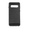 Forcell szénszál mintájú TPU tok Samsung S10 fekete-5901737944443 1 kép
