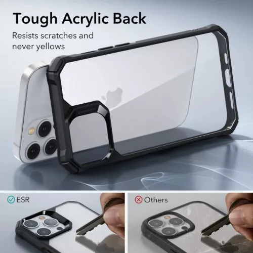  iPhone 14 Pro átlátszó/fekete ESR Air Armor tok-4894240161500 2 kép