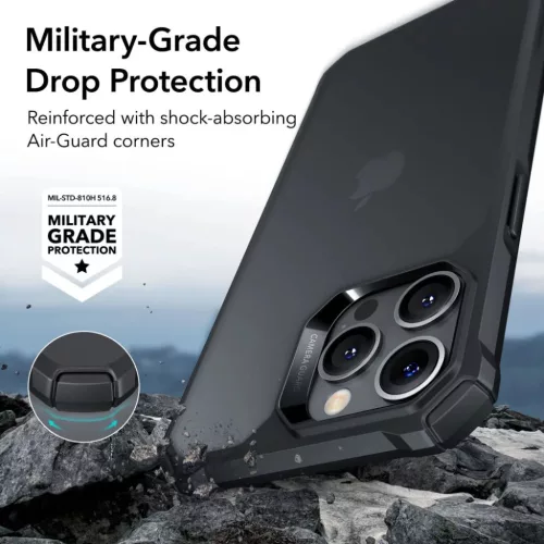  iPhone 14 Pro frosted fekete ESR Air Armor tok-4894240161265 4 kép